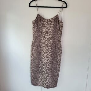 Leopard Print Sleeveless Dress